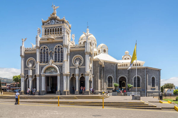 Вид на икону Божией Матери Ангелов в Картаго - Коста-Рика
