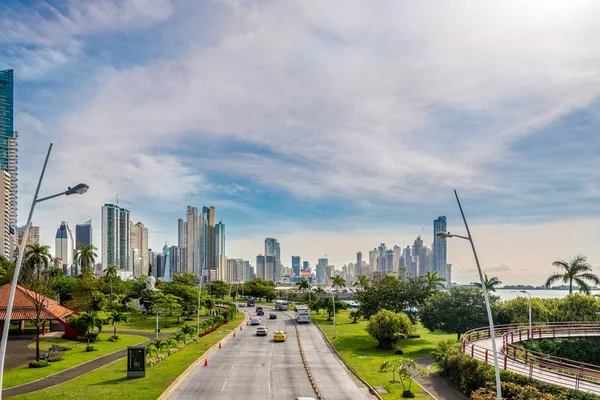 Vista en el Centro de la Ciudad de Panamá - Panamá —  Fotos de Stock