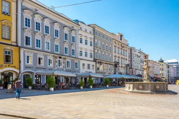 Am hauptplatz von linz - austria — Stockfoto