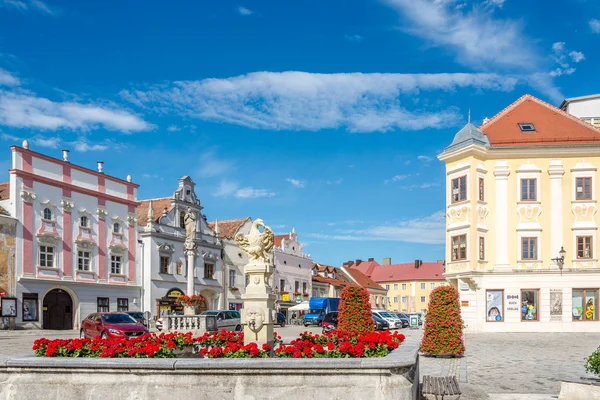 En la Plaza de Armas de Eggenburg en Austria —  Fotos de Stock