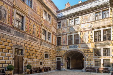 Cesky Krumov Kalesi Avlusu - Çek Cumhuriyeti 