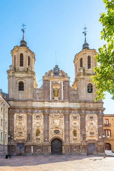 View at the church of Santa Isabel in Zaragoza - Spain — Stock Photo, Image