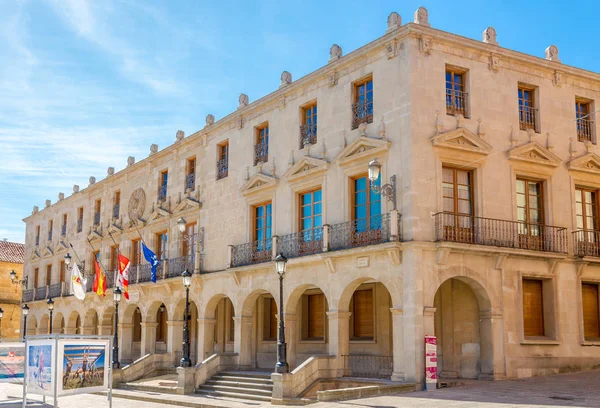 View at the Town hall building at the Mayor place in Soria - Spain — Stock Photo, Image