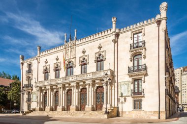 Burgos'taki Kaptanlar Genel Sarayı'nda manzara - İspanya