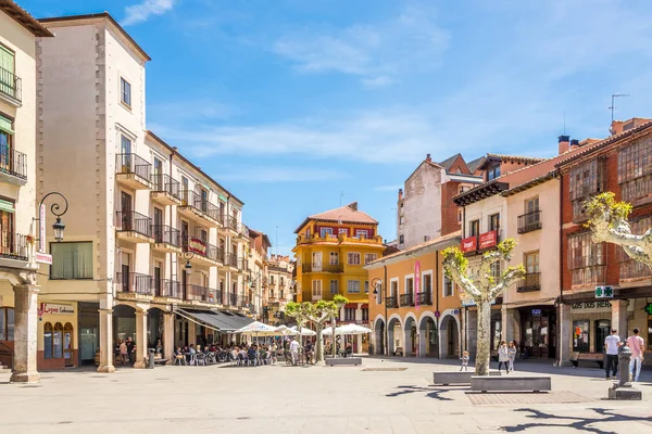 AT la place du maire d'Aranda de Duero en Espagne — Photo