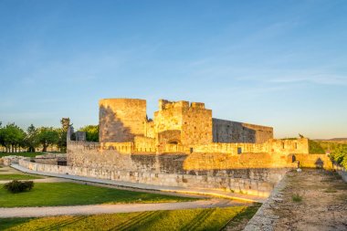 Ispanya 'daki Zamora Kalesi 'nde sabah manzarası