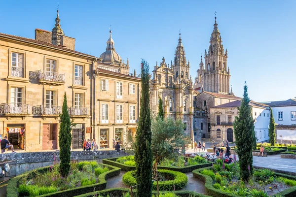 At the place of Immaculada in Santiago de Compostela - Spain — Stock Photo, Image