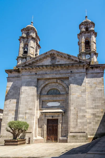 Blick auf die Kirche von Santa Maria in Vigo - Spanien — Stockfoto