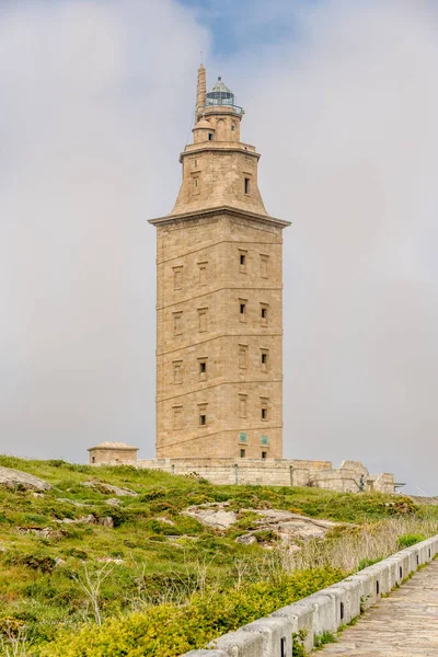 Blick auf den Herkulesturm in einer Koruna - Spanien — Stockfoto