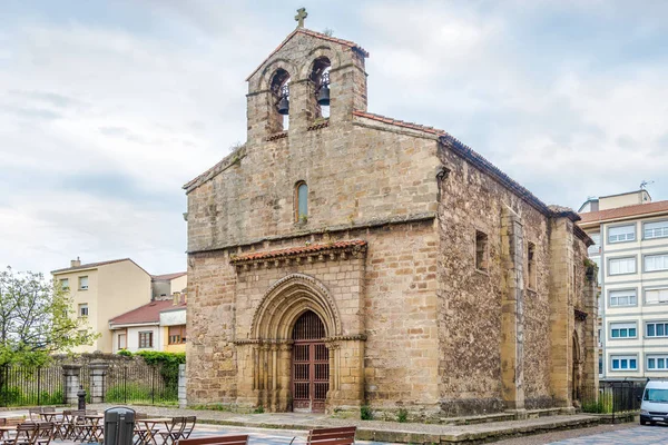 View at the Sabugo Church in Aviles - Spain — Stock Photo, Image