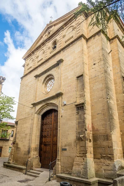 Vista en la Iglesia de Santa Maria en Laguardia, España —  Fotos de Stock