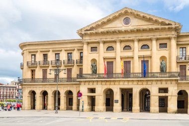 Pamplona'daki Navarra Sarayı'nda görüntüle - İspanya
