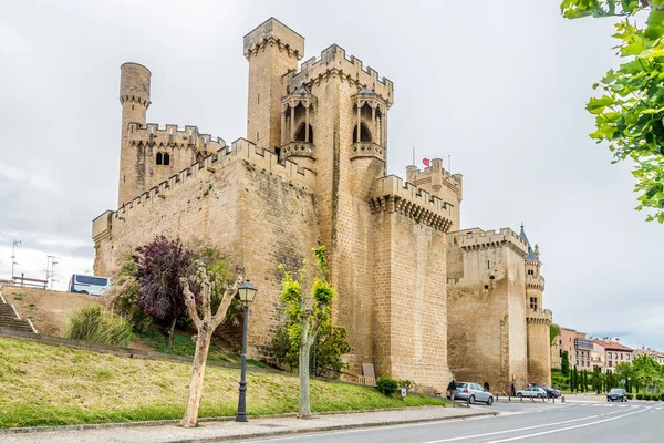 Vue au Real Castle d'Olite en Espagne — Photo