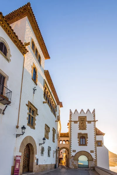 Edificio de Museo en las calles de Sitges en España — Foto de Stock