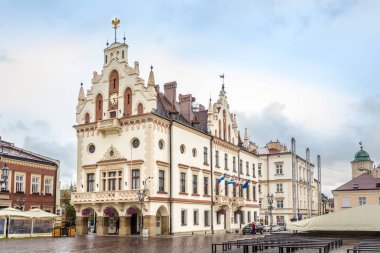Rzeszow Belediye Binası'nda manzara - Polonya