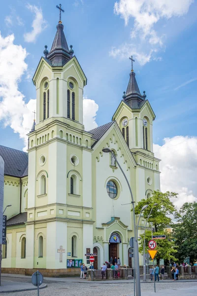 Vista en la Iglesia de la Transfiguración en Sanok - Polonia —  Fotos de Stock