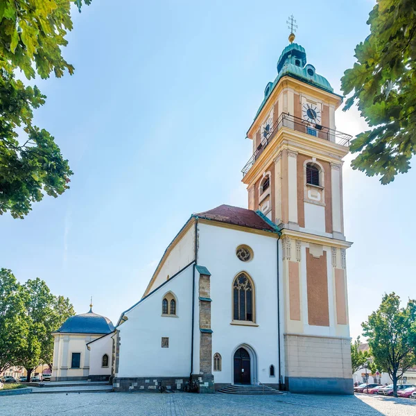 Pohled na katedrálu Maribor ve Slovinsku — Stock fotografie