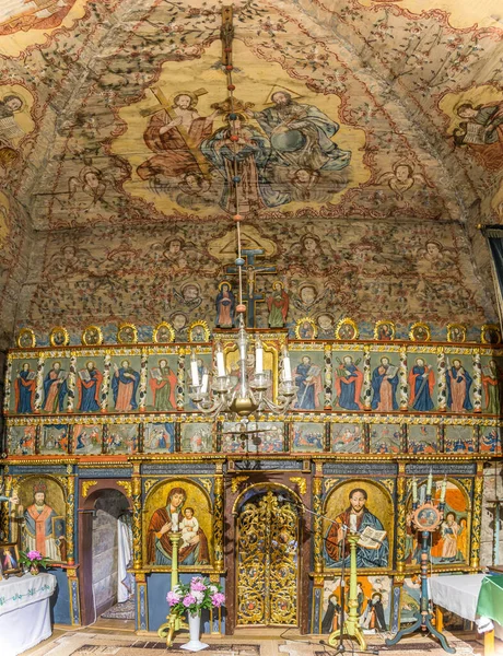 Kozany Slovakia June 2020 View Interior Wooden Church Encounter Lord — Stock Photo, Image