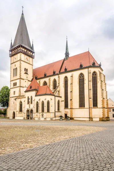 View Basilica Aegidius Bardejov Slovakia — Stock Photo, Image