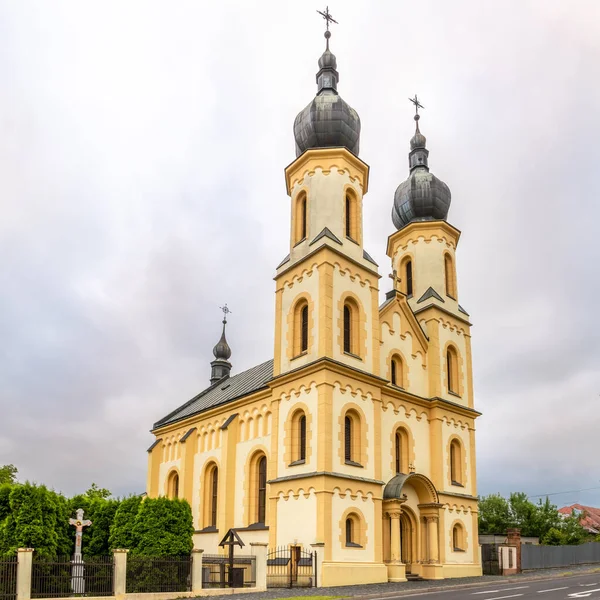 Vista Iglesia San Pedro San Pablo Bardejov Eslovaquia —  Fotos de Stock