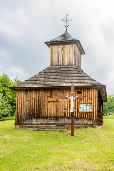 Vysna Polianka Slowakije Juni 2020 Uitzicht Houten Kerk Van Sint — Stockfoto