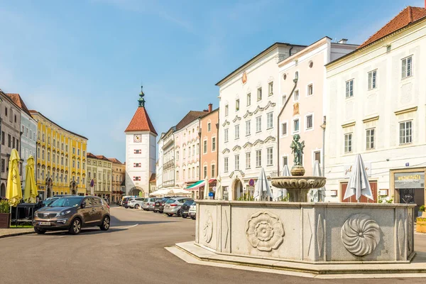 Wels Austria August 2020 Streets Wels Wels City Upper Austria — Stock Photo, Image