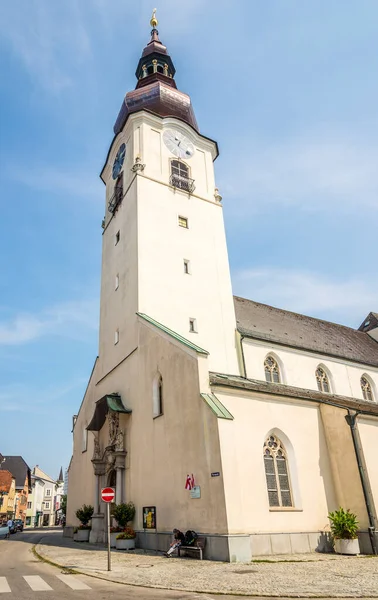 Wels Austria Agosto 2020 Vista Iglesia Wels Wels Una Ciudad — Foto de Stock
