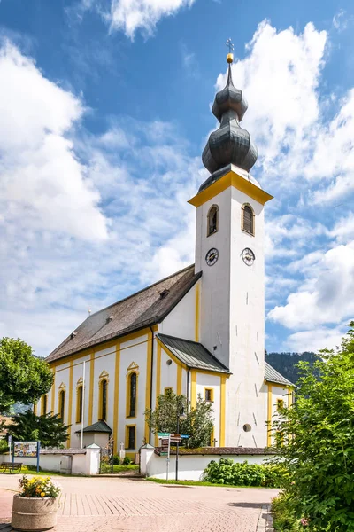 Vista Iglesia San Miguel Inzell Alemania —  Fotos de Stock