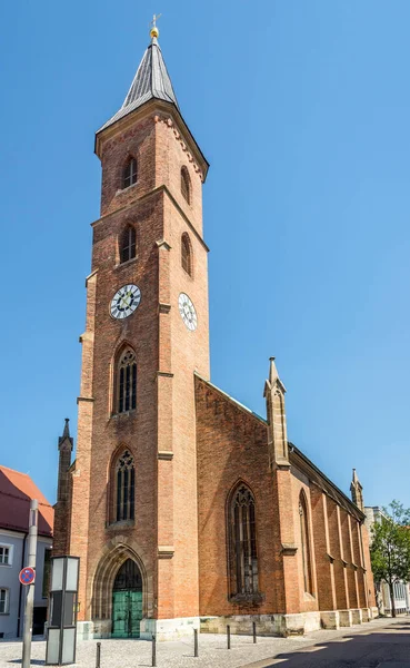 Vista Iglesia San Mateo Ingolstadt Alemania —  Fotos de Stock