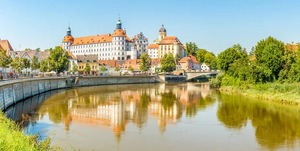 Vista Panoramica Sul Centro Storico Neuburg Der Donau Germania — Foto Stock