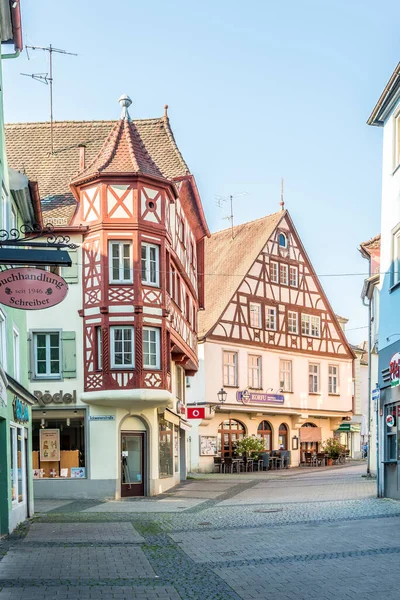 Ansbach Německo 2020 Ulicích Ansbachu Ansbach Mil Jihozápadně Norimberku Bavorsku — Stock fotografie