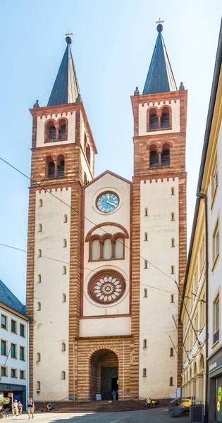 Wurzburg Alemania 2020 Agosto Vista Catedral Wurzburg Wurzburg Una Ciudad — Foto de Stock