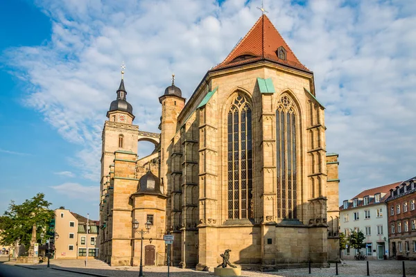 Bayreuth August 2020 Blick Auf Die Dreifaltigkeitskirche Bayreuth Stadt Bayreuth — Stockfoto