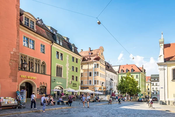 Regensburg Germany August 2020 Streets Regensburg Regensburg City South East — Stock Photo, Image