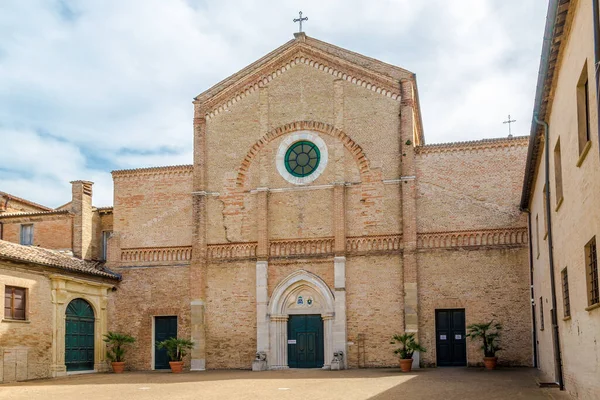 Uitzicht Kathedraal Van Santa Maria Assunta Pesaro Italië — Stockfoto