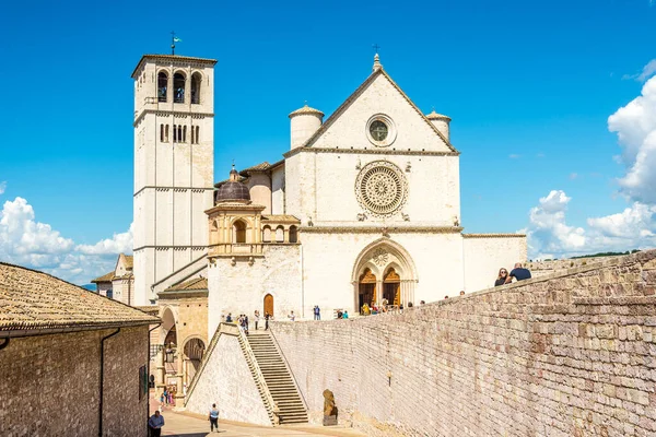 Assisi Italy September 2020 View Basilica San Francesco Assisi Ассизи — стоковое фото