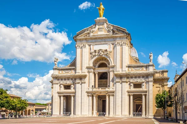 Santa Maria Degli Angeli Italy September 2020 View Basilica Santa Стоковое Изображение