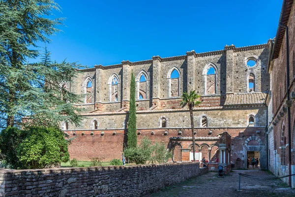 Chiusdino Italy September 2020 View Ruins San Galgano Abbey Chiusdino — Stock Photo, Image