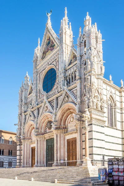 Siena Italia Settembre 2020 Veduta Della Cattedrale Dell Assunzione Maria — Foto Stock