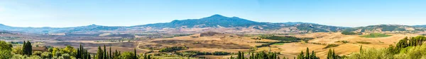 Panoramic view at the Nature in Valley d Orcia near Pienza in Italy