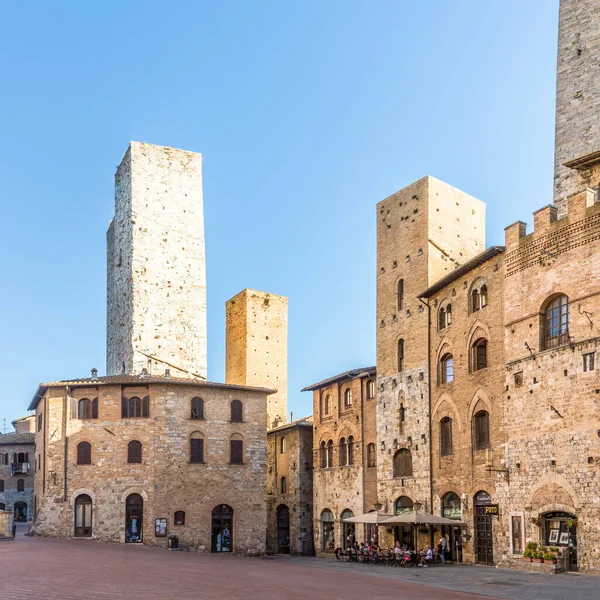 San Gimignano Italia Septiembre 2020 Vista Duoma San Gimignano San — Foto de Stock