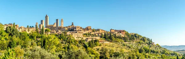 Panoramatický Výhled Město San Gimignano Itálii — Stock fotografie