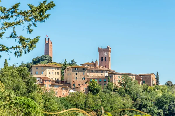 Pohled Město San Miniato Itálii — Stock fotografie