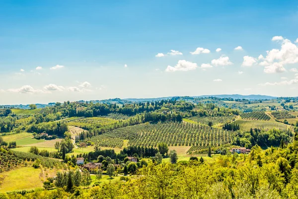 Blick Ins Tal Bei San Miniato Italien — Stockfoto