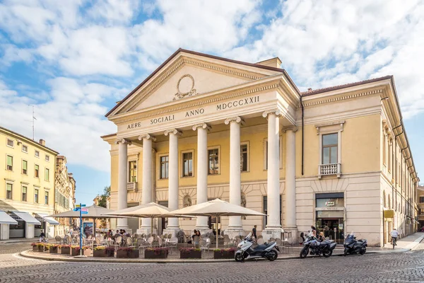 Mantua Włochy Wrzesień 2020 Widok Budynek Teatru Ulicach Mantui Mantua — Zdjęcie stockowe
