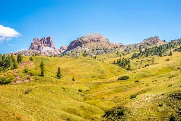 Caminho Para Averau Peak Dolomites Tirol Sul Itália — Fotografia de Stock