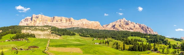 Vista Panorâmica Das Montanhas Monte Cavallo Alta Badia Dolomitas Tirol — Fotografia de Stock