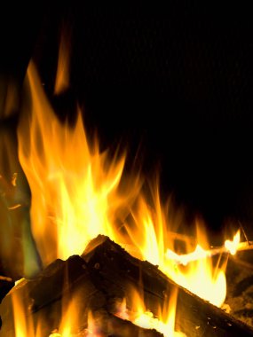 Kamp ateşi.