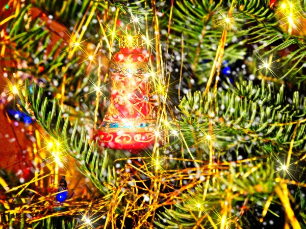 Christmas tree decorations — Stock Photo, Image