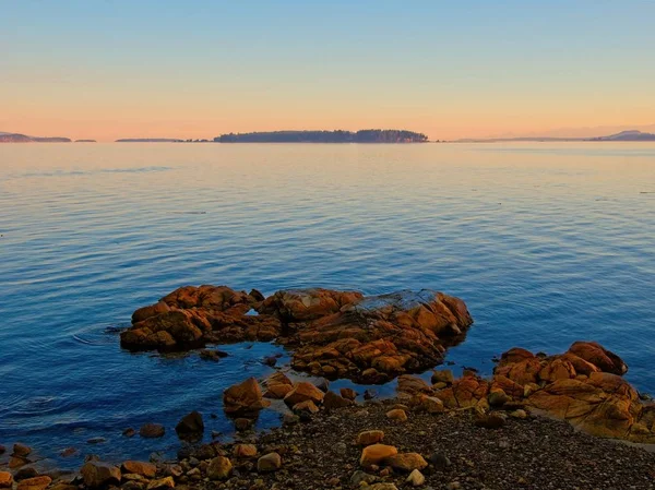 Zonsondergang op de kust van Sidney — Stockfoto